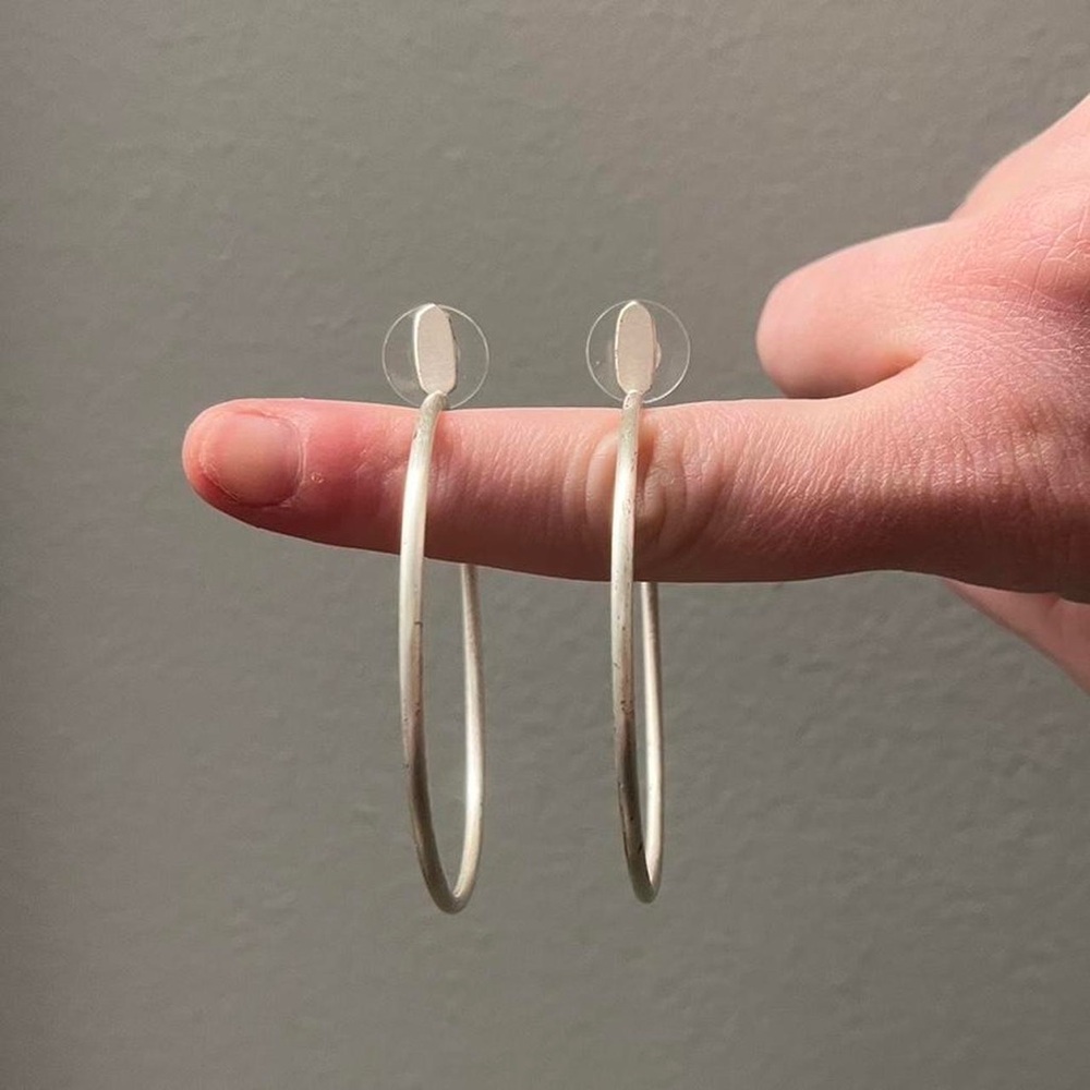 Kendra Scott Silver Hoop Earrings